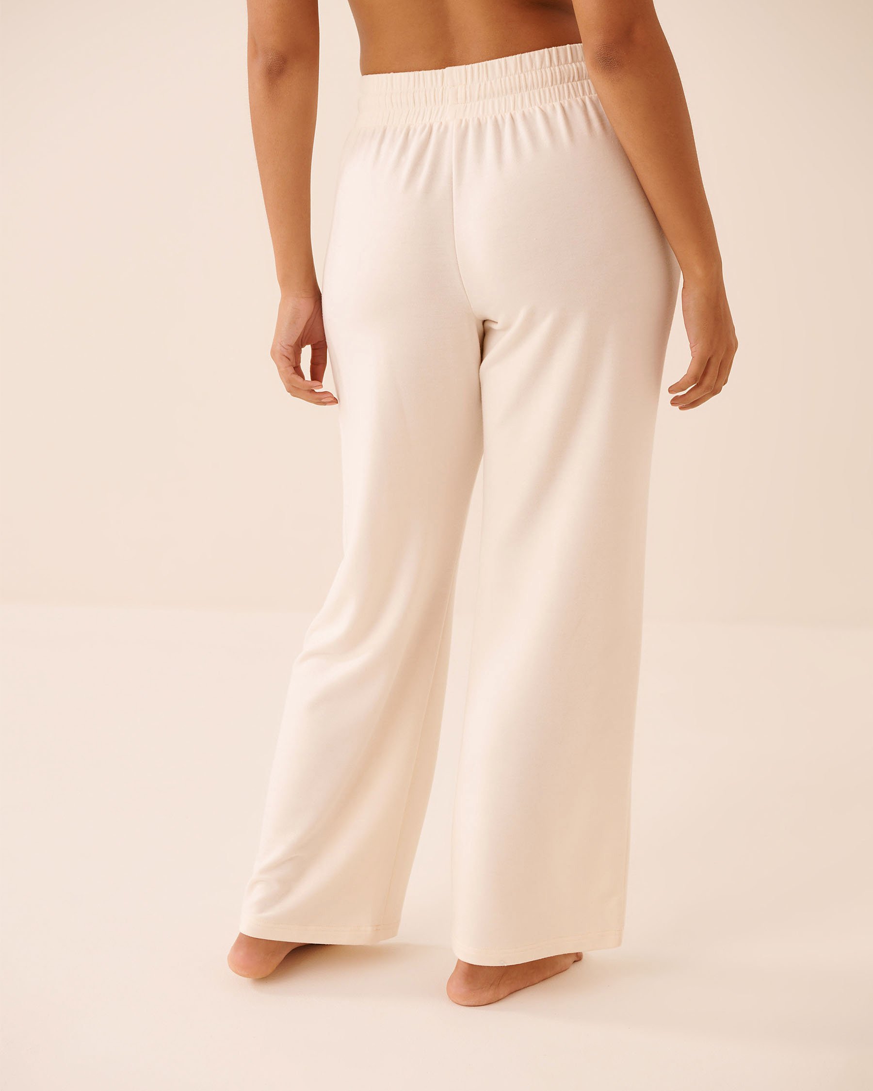 LA VIE EN ROSE French Terry Pants Pastel Yellow 50200114 - View2