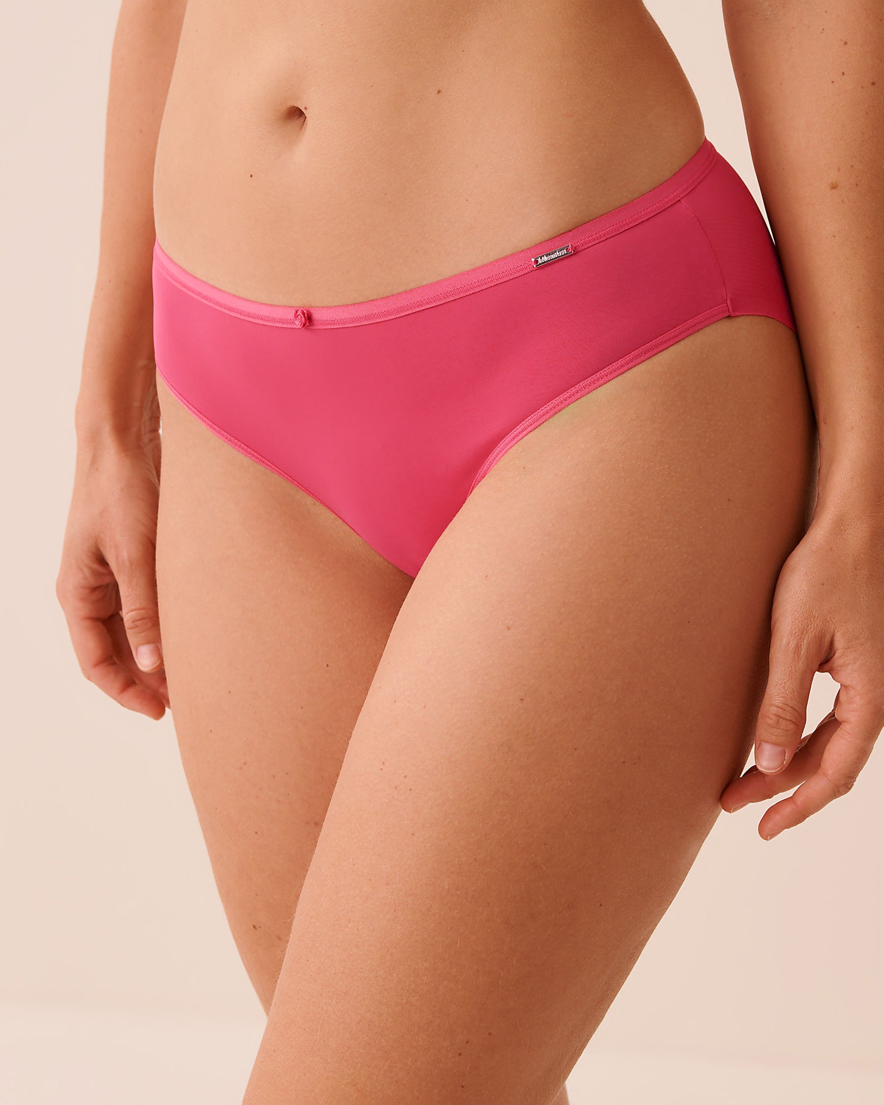 LA VIE EN ROSE Microfiber Sleek Back Bikini Panty Berry Pink 20300504 - View1