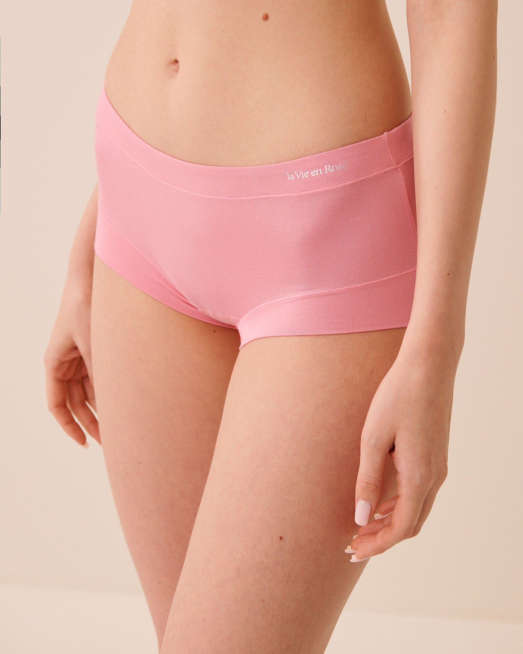 LA VIE EN ROSE Modal Boyleg Panty Blushing Pink 20200787 - View3