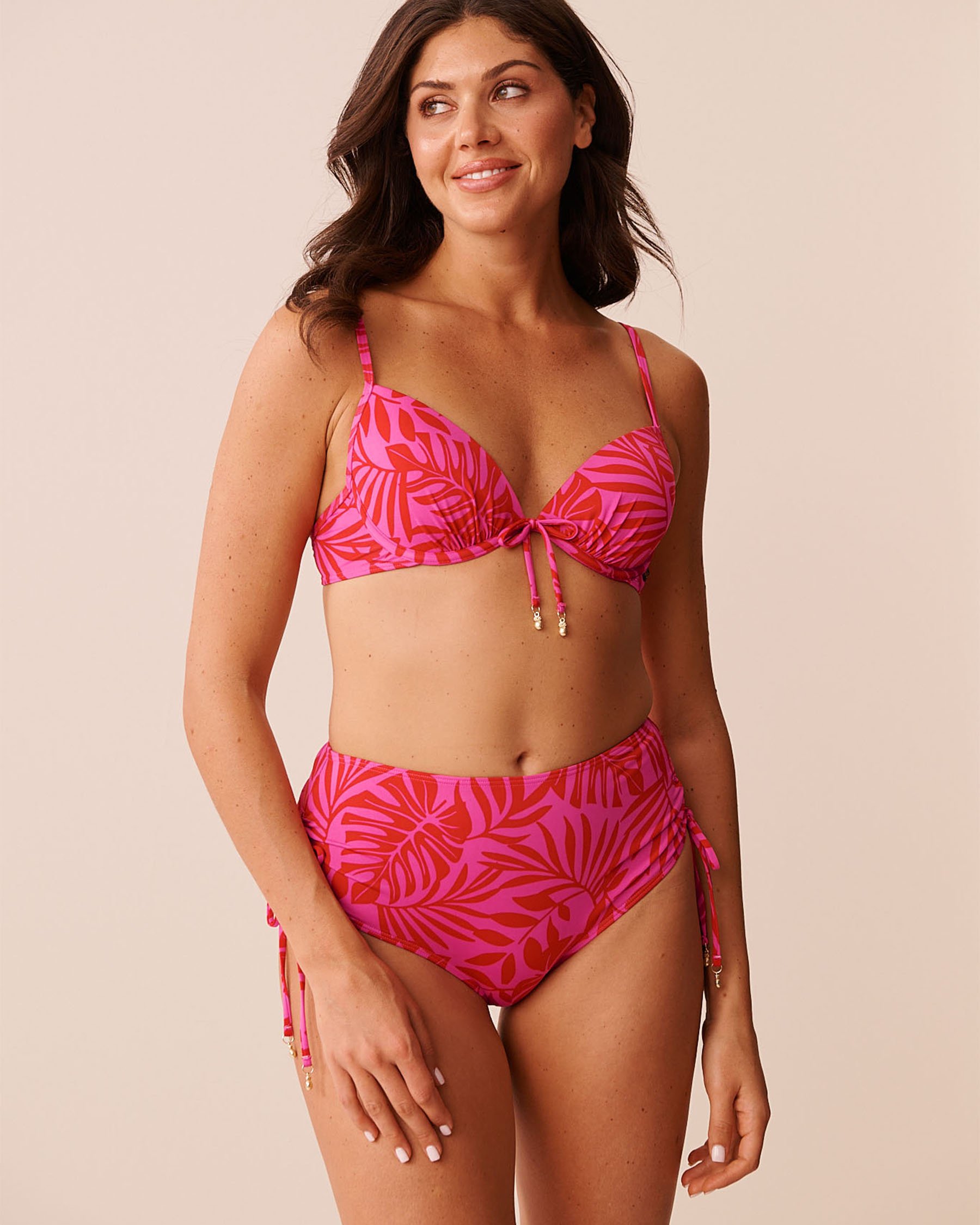 LA VIE EN ROSE AQUA TROPICAL FUCHSIA Push-up Bikini Top Tropical Fuchsia 70100924 - View1