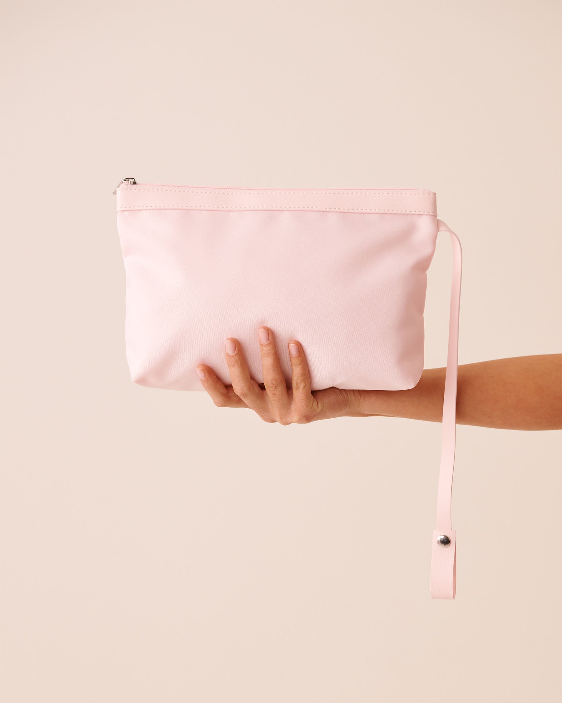 LA VIE EN ROSE Sac fourre-tout en faux cuir Rose 40700478 - Voir4