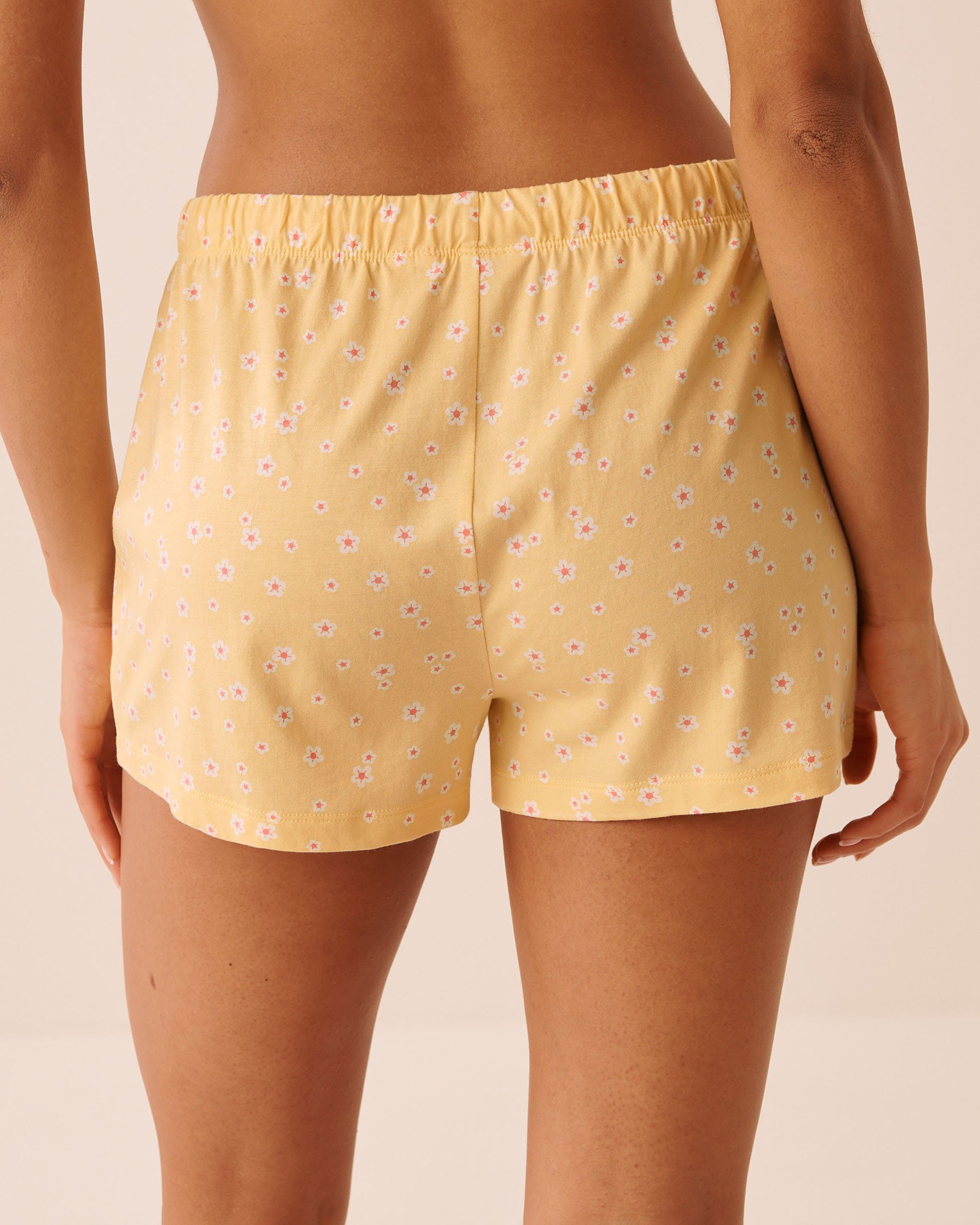 LA VIE EN ROSE Daisy Print Shirt PJ Set Yellow/Daisies 40400096 - View5