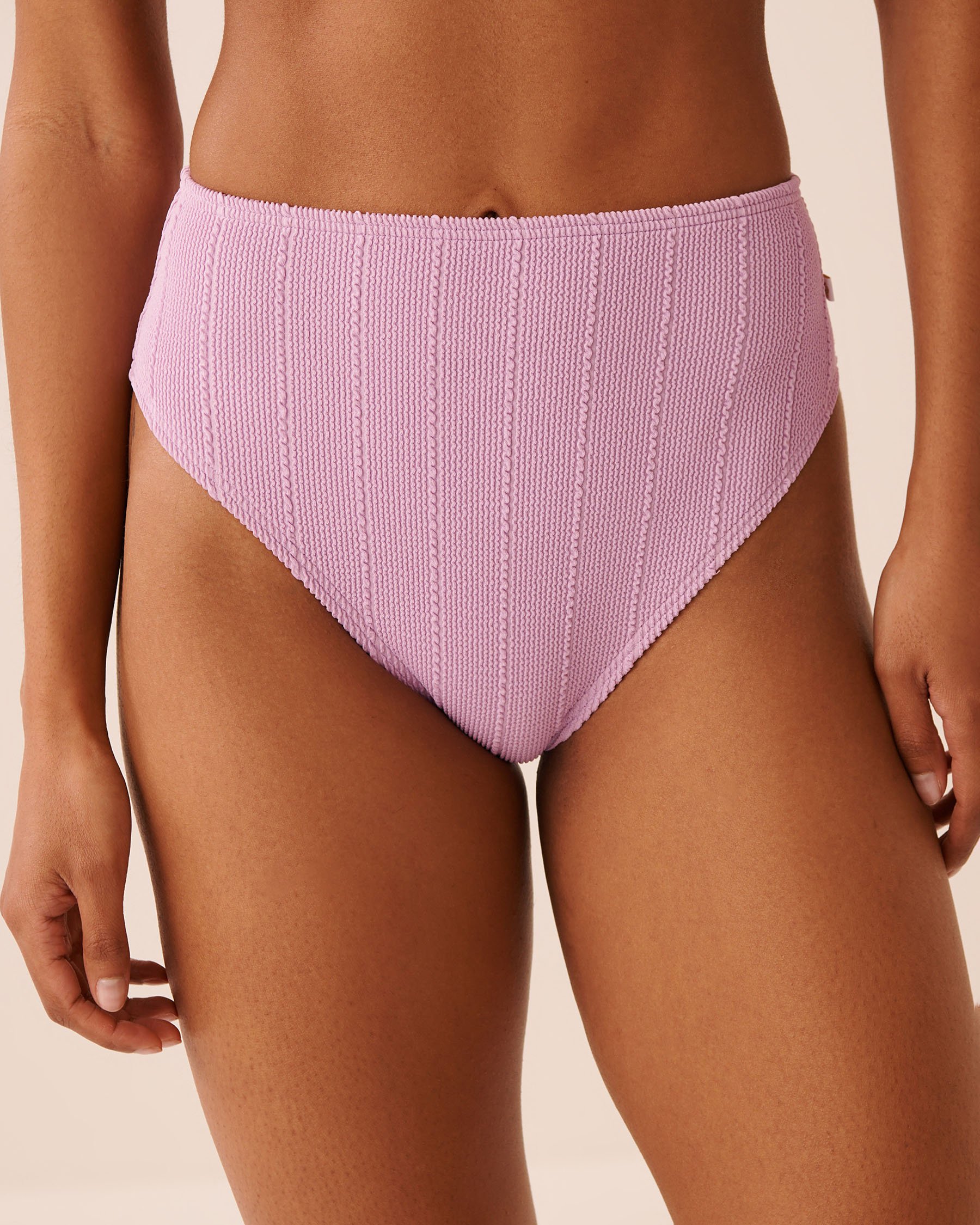 LA VIE EN ROSE AQUA SWEET LILAC High Waist Brazilian Bikini Bottom Sweet Lilac 70300906 - View1