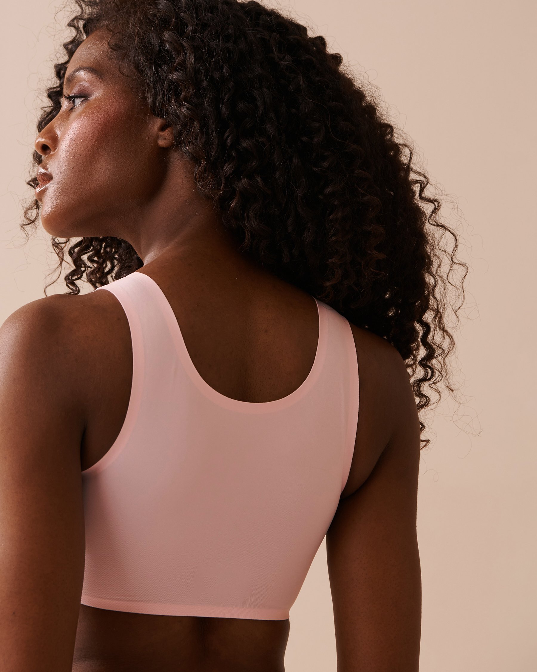 LA VIE EN ROSE Cami lounge doublure légère couvrante Rose 534-113-0-00 - View2