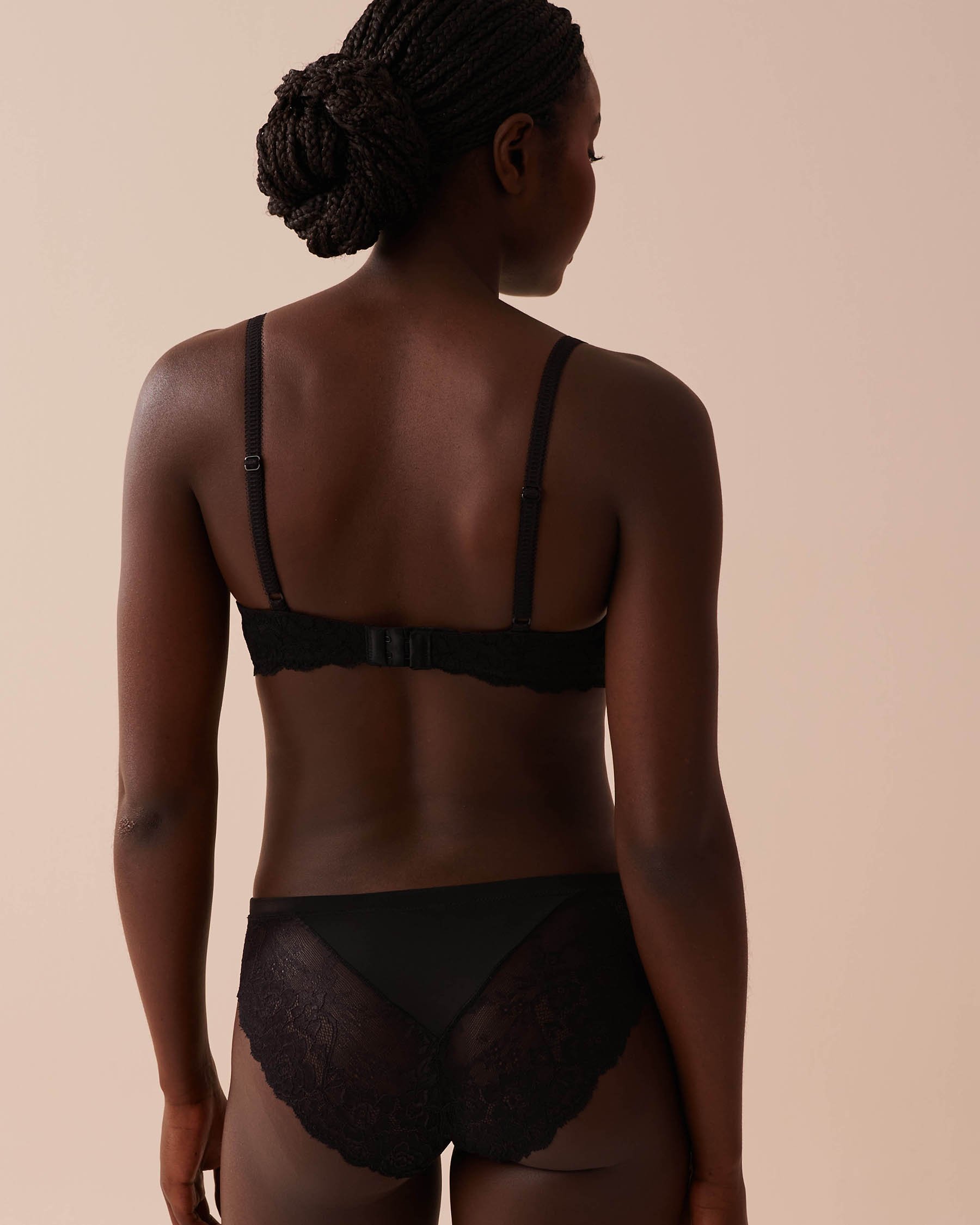 LA VIE EN ROSE Lightly Lined Memory Foam Bra Black 618-113-1-00 - View2