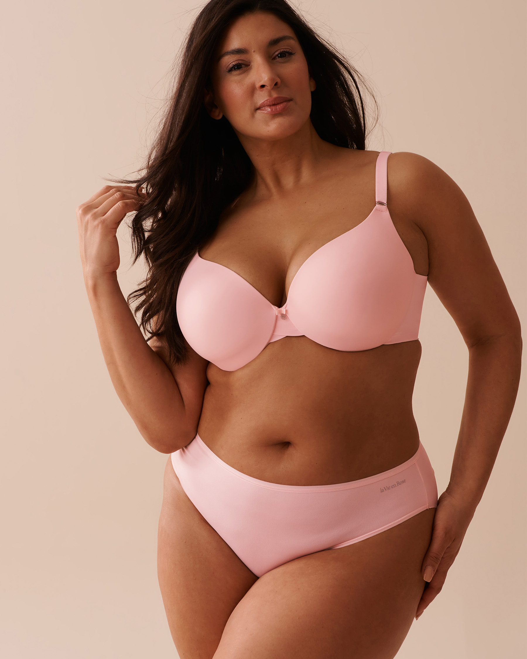 LA VIE EN ROSE Soutien-gorge doublure légère dos lisse Rose 169-113-1-00 - View2