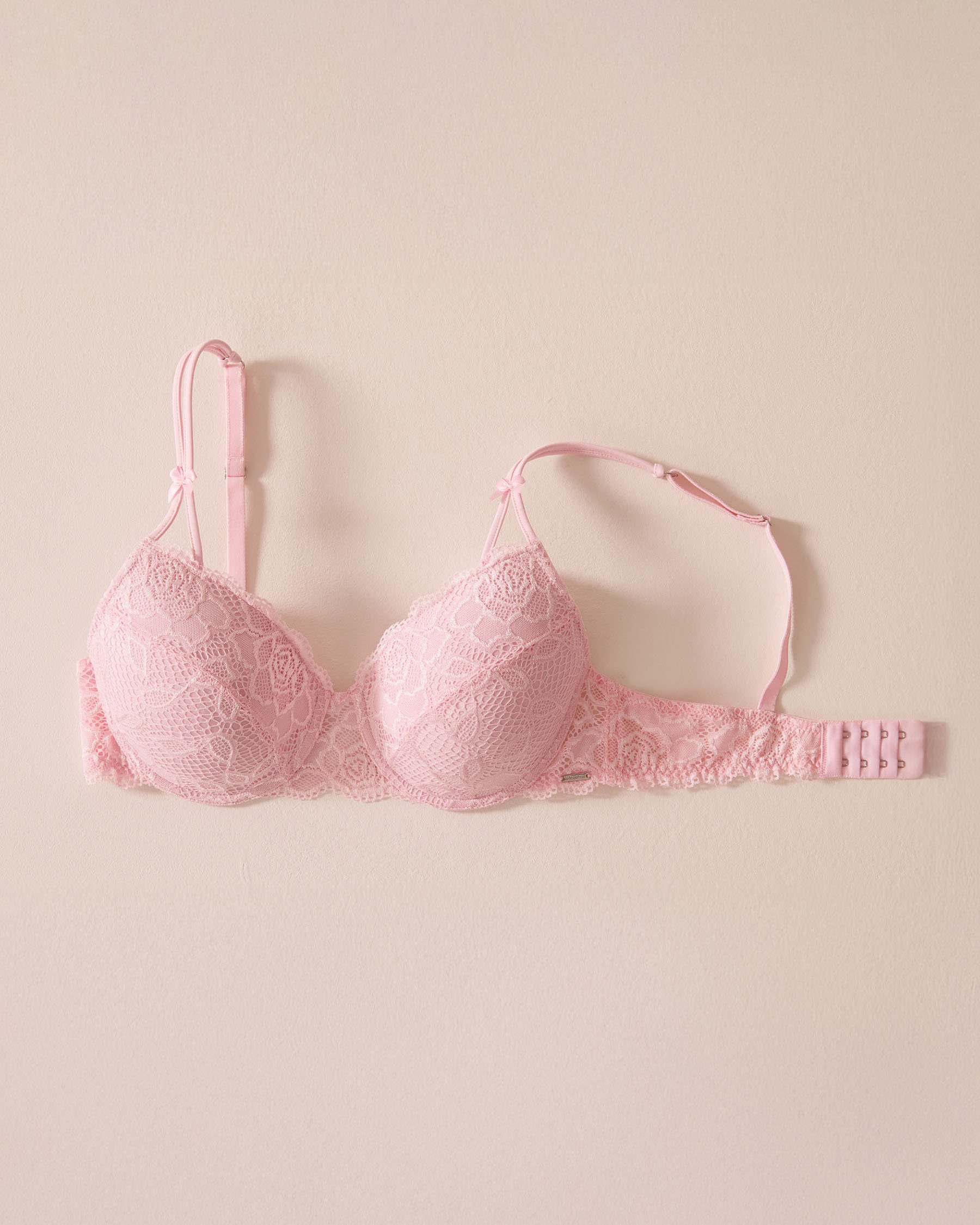 LA VIE EN ROSE Lightly Lined Mastectomy Bra Candy pink 10200122 - View4