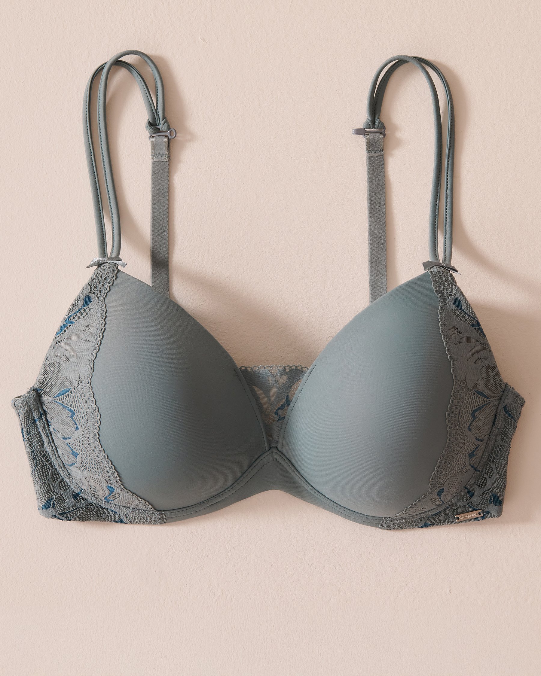 LA VIE EN ROSE Lightly Lined Wireless Mastectomy Bra Stormy sea 10200207 - View1