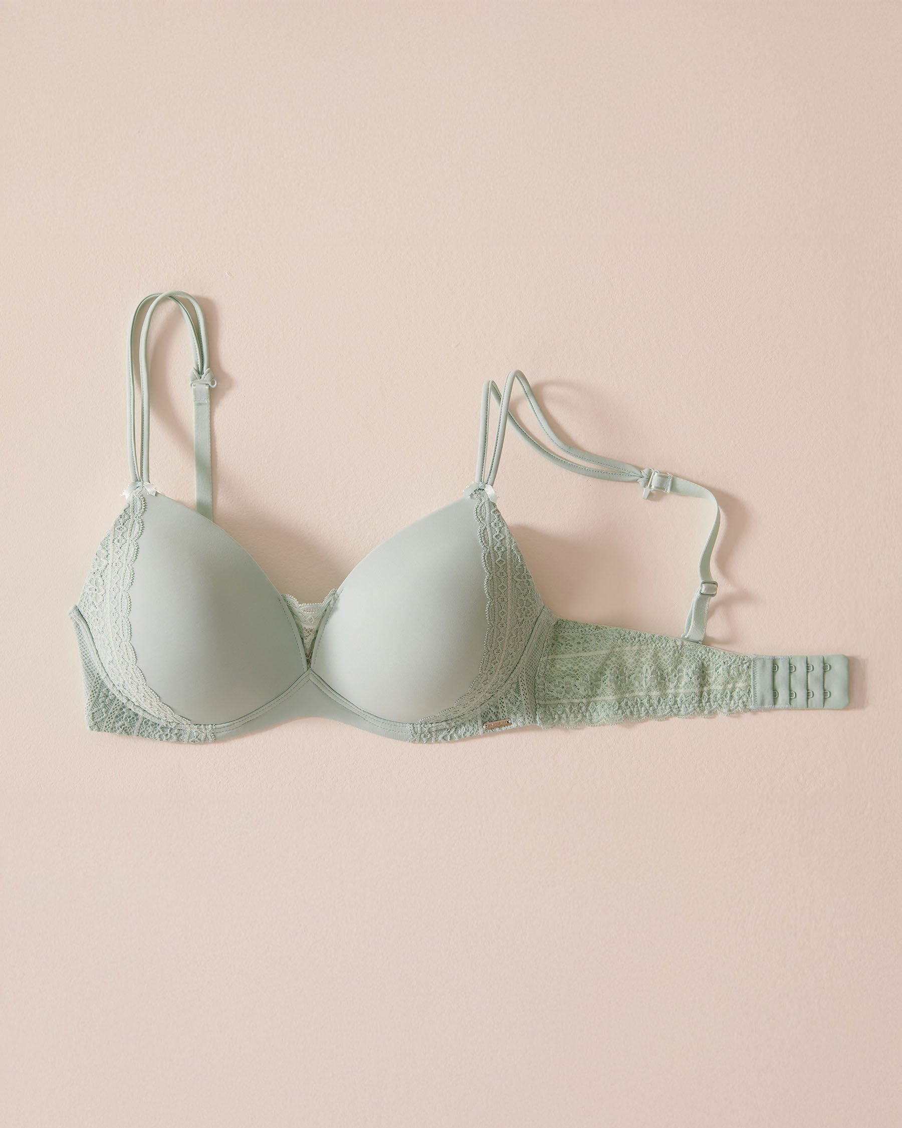 LA VIE EN ROSE Lightly Lined Wireless Mastectomy Bra Cool mint 10200257 - View3