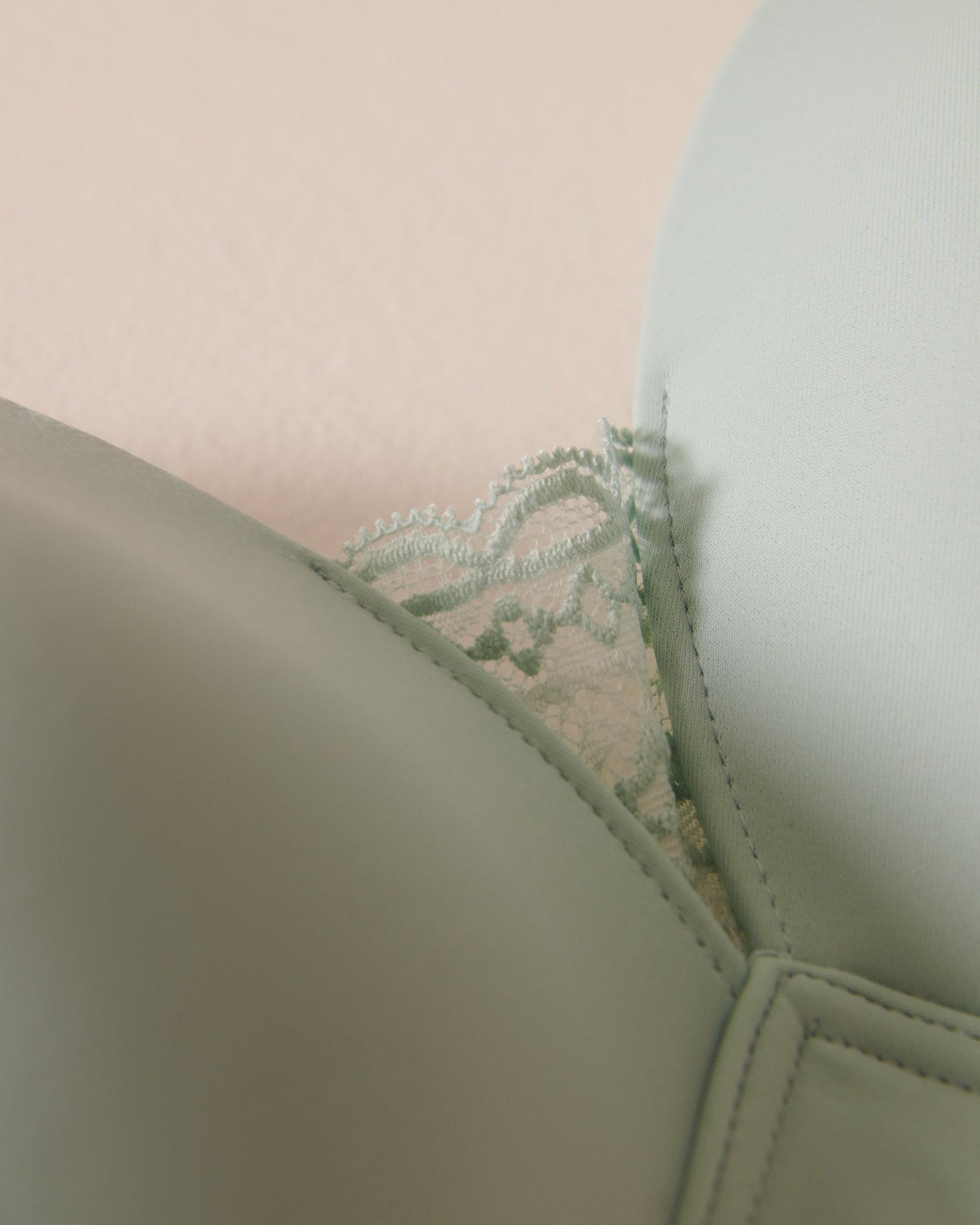 LA VIE EN ROSE Lightly Lined Wireless Mastectomy Bra Cool mint 10200257 - View4