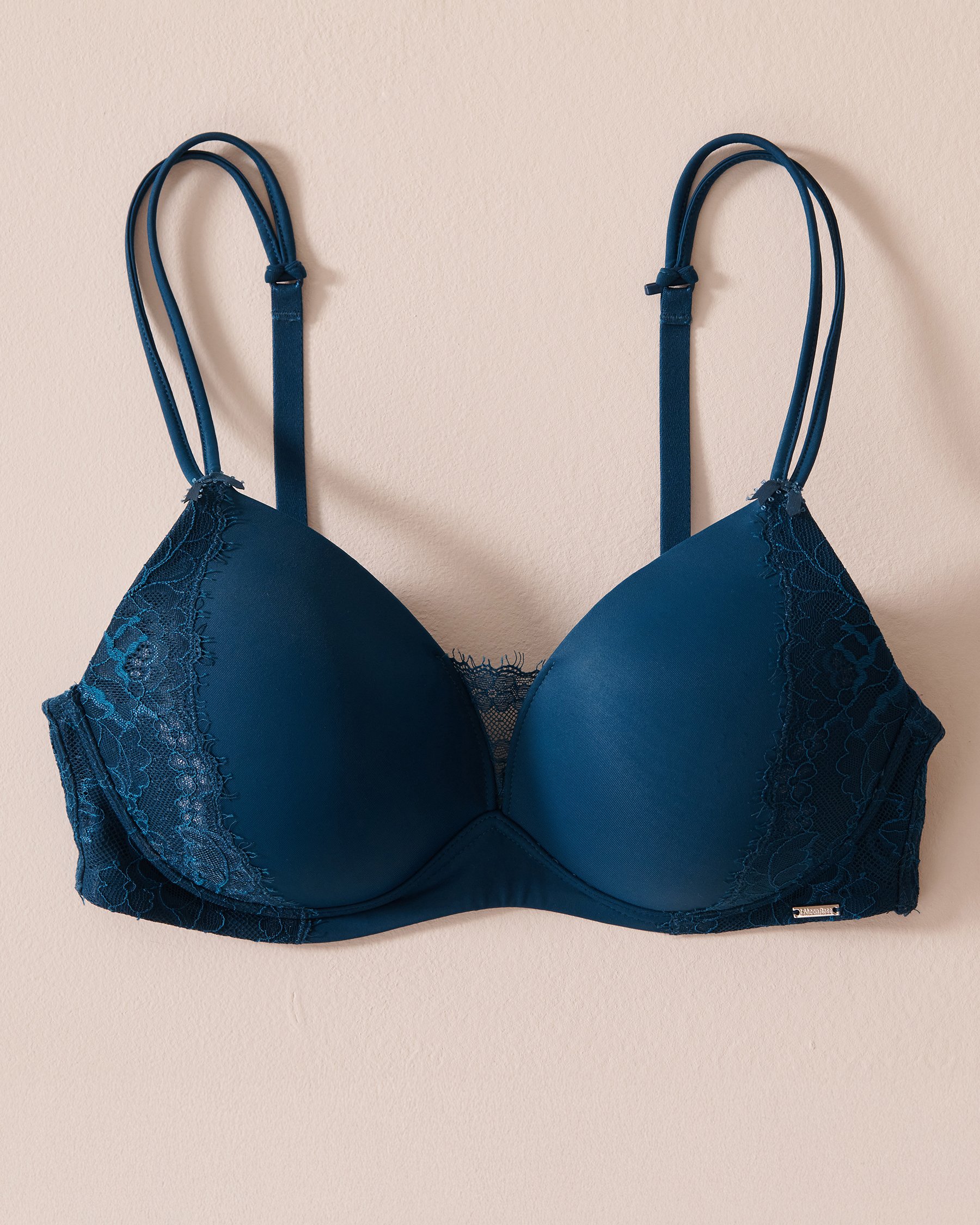 LA VIE EN ROSE Lightly Lined Wireless Mastectomy Bra Twilight blue 10200321 - View1