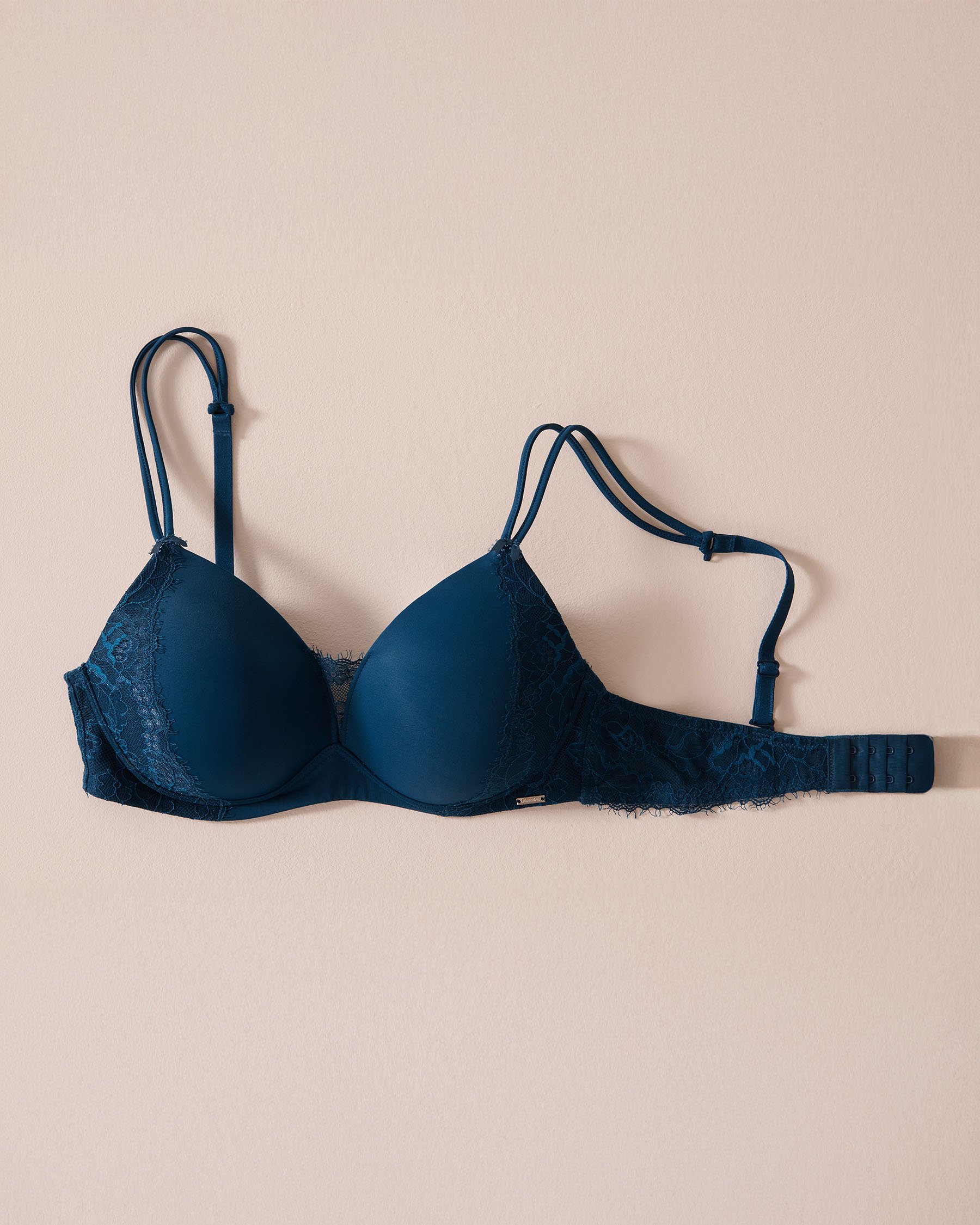 LA VIE EN ROSE Lightly Lined Wireless Mastectomy Bra Twilight blue 10200321 - View3