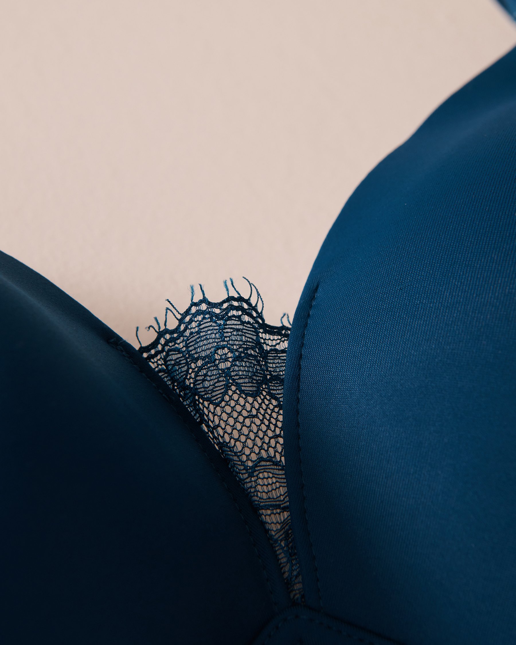 LA VIE EN ROSE Lightly Lined Wireless Mastectomy Bra Twilight blue 10200321 - View4