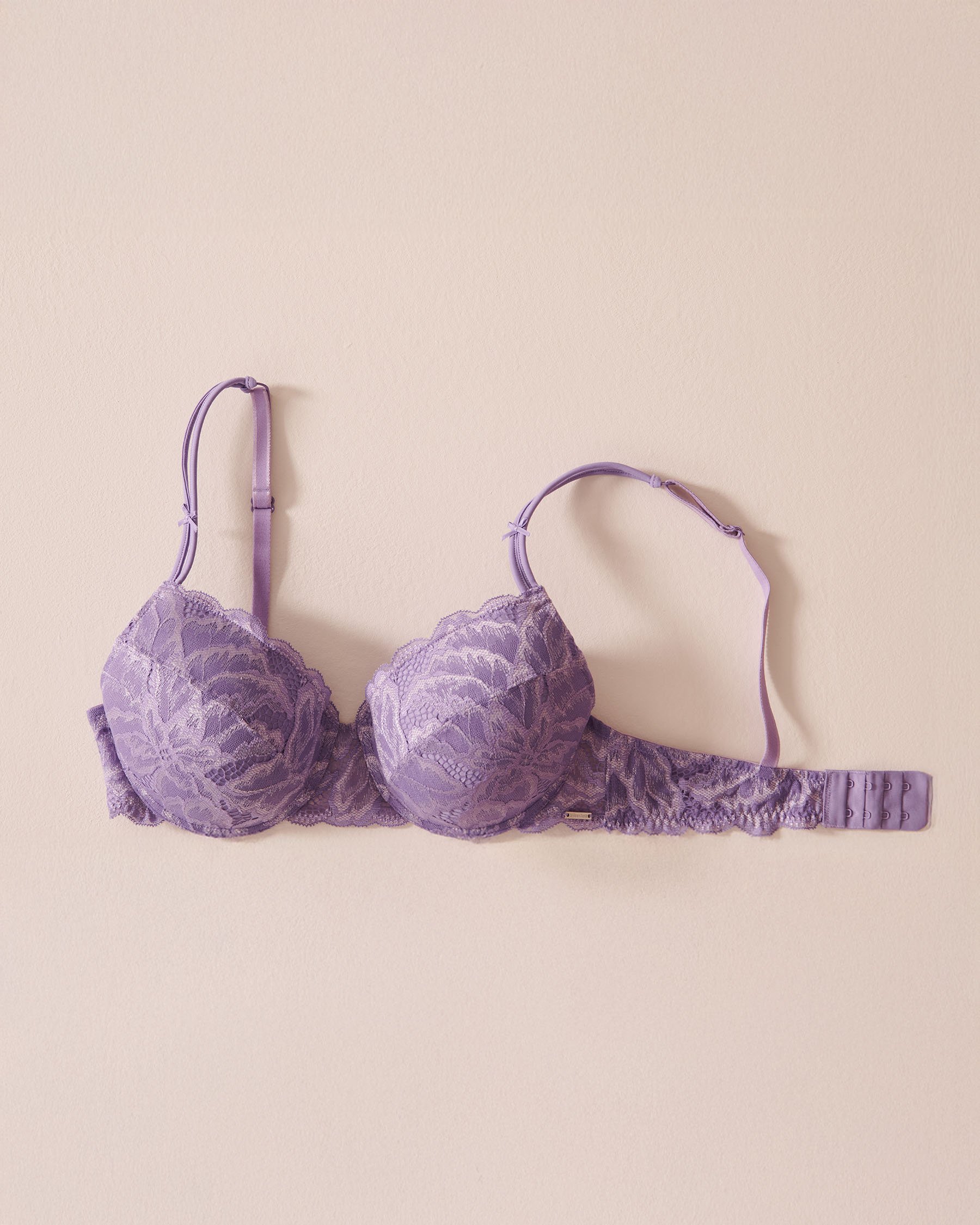 LA VIE EN ROSE Lightly Lined Mastectomy Bra Mauve 10200373 - View3