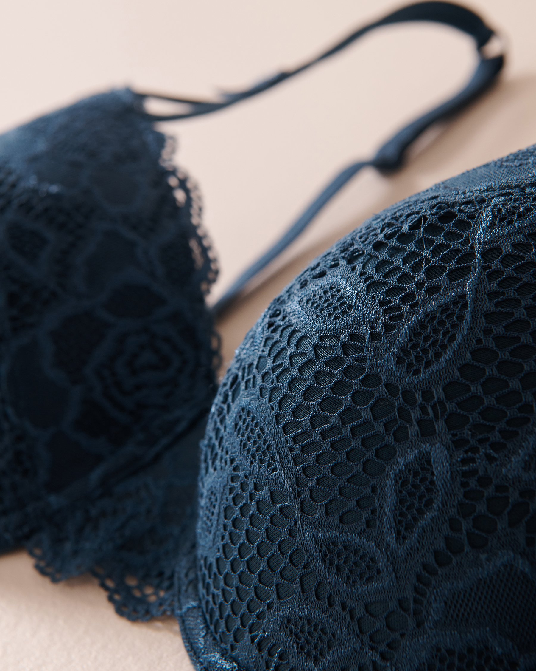 LA VIE EN ROSE Lightly Lined Mastectomy Bra Teal 314-110-0-08 - View3