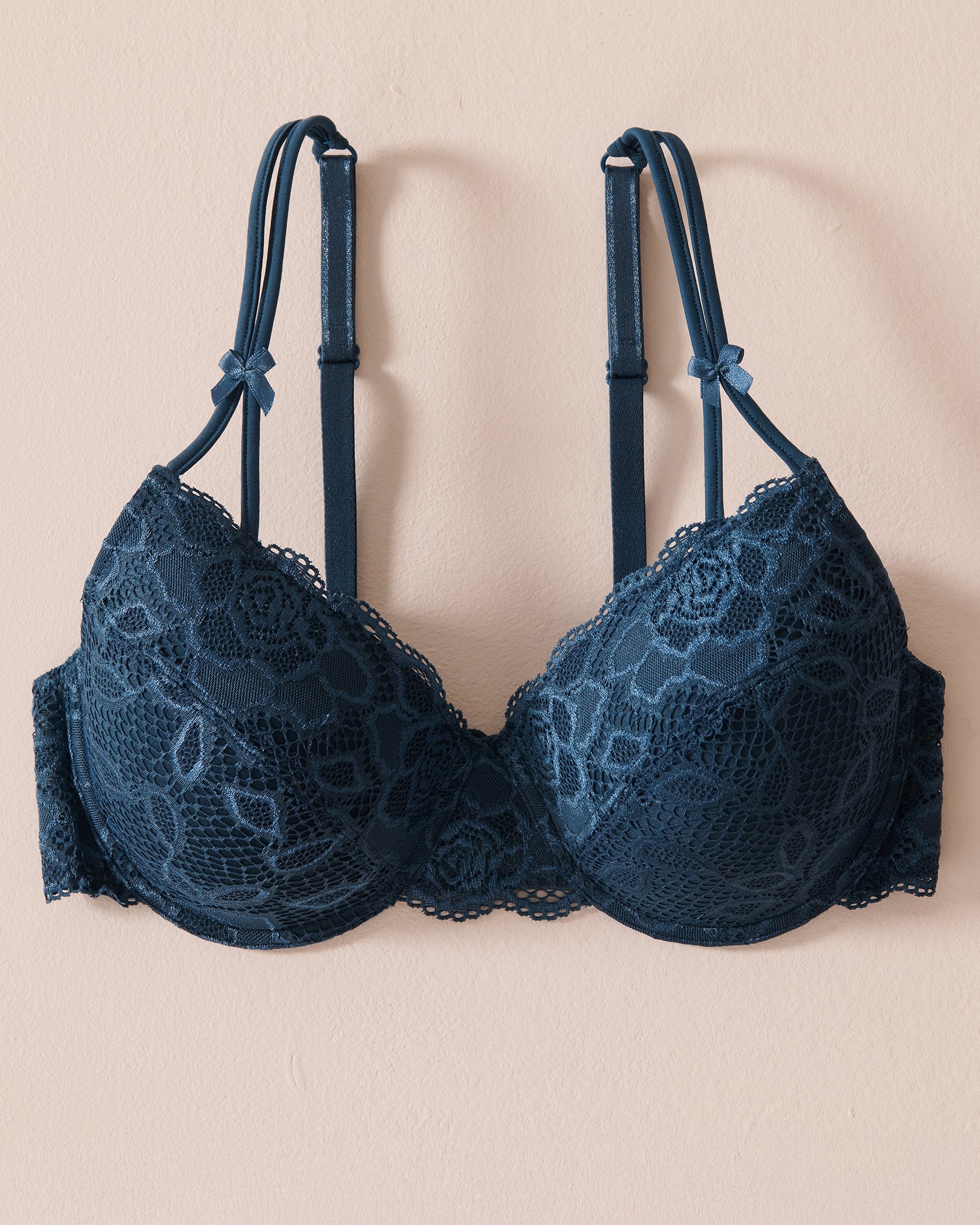 LA VIE EN ROSE Lightly Lined Mastectomy Bra Teal 314-110-0-08 - View1