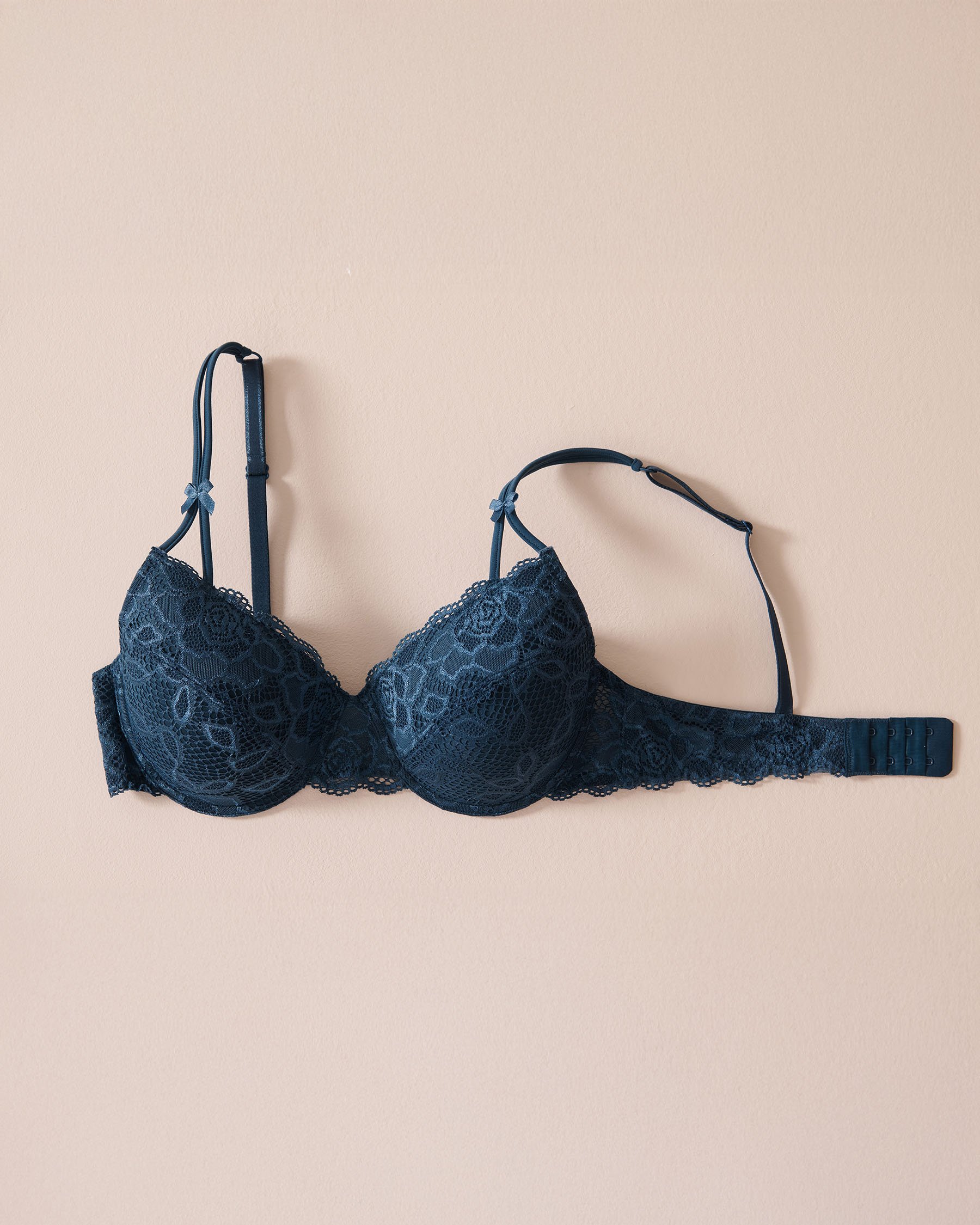 LA VIE EN ROSE Lightly Lined Mastectomy Bra Teal 314-110-0-08 - View4