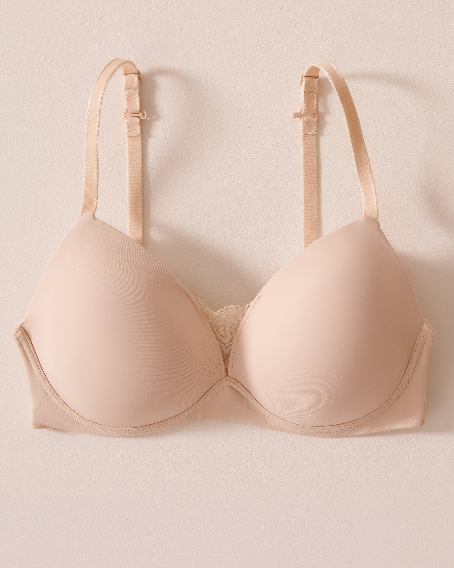 LA VIE EN ROSE Lightly Lined Wireless Mastectomy Bra Champagne 389-110-4-00 - View1