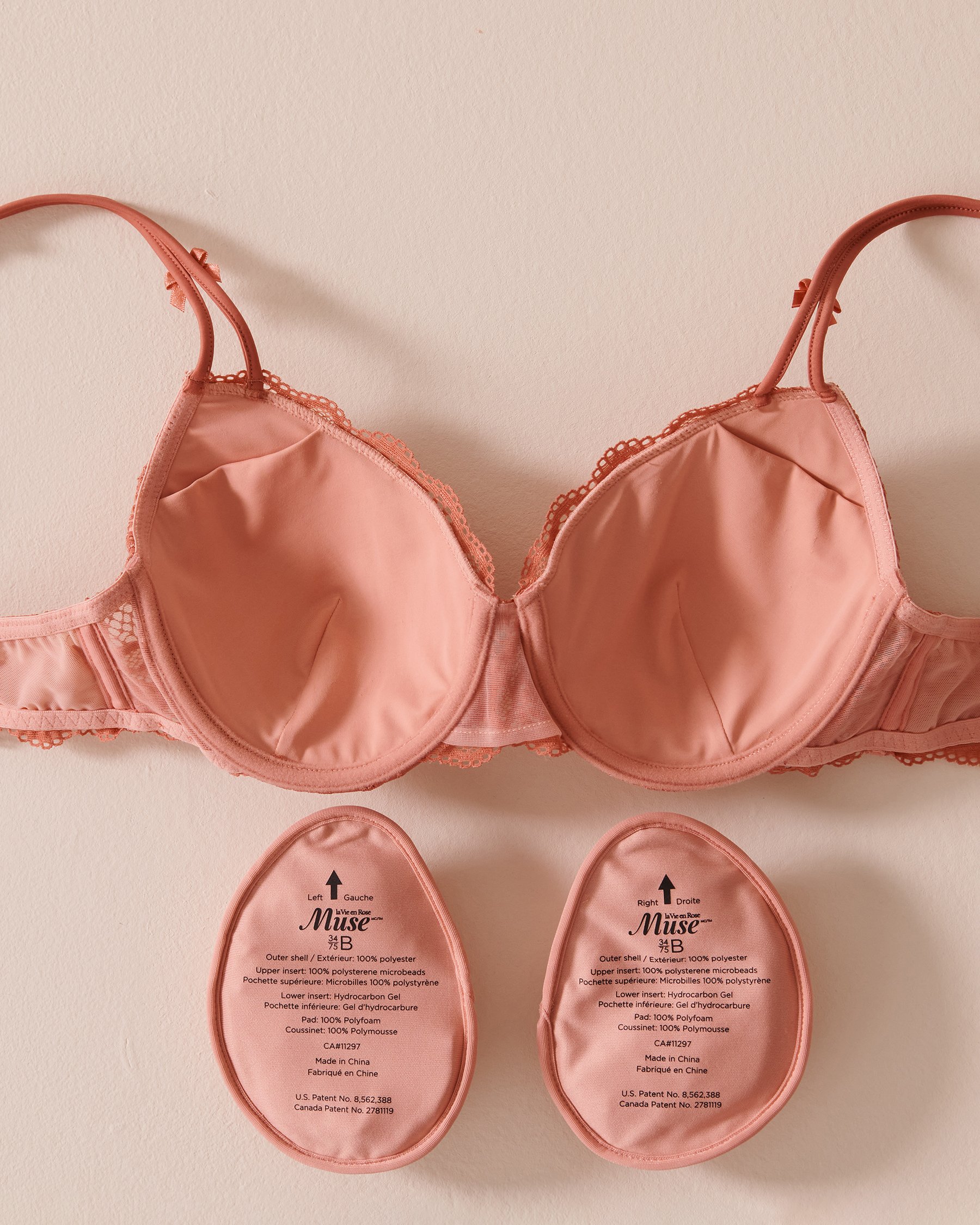 LA VIE EN ROSE Lightly Lined Mastectomy Bra Canyon rose 10200205 - View2