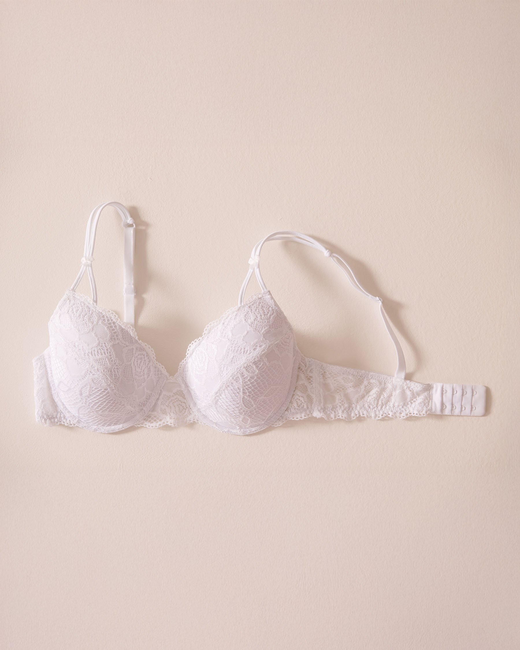 LA VIE EN ROSE Lightly Lined Mastectomy Bra White 389-110-2-00 - View5