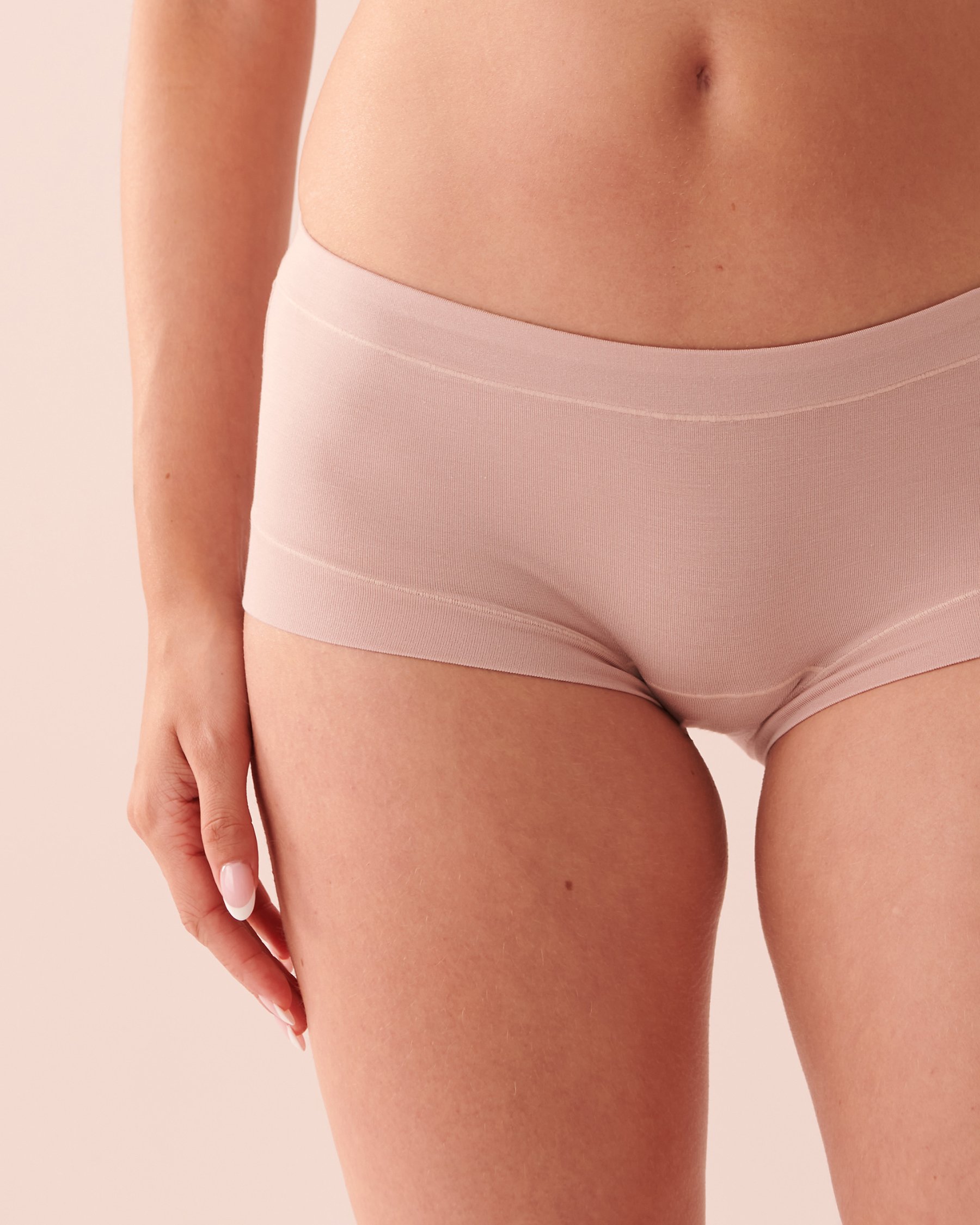 LA VIE EN ROSE 5-Pack Modal Boyshort Panty Black/Shadow Grey 20200450 - View2