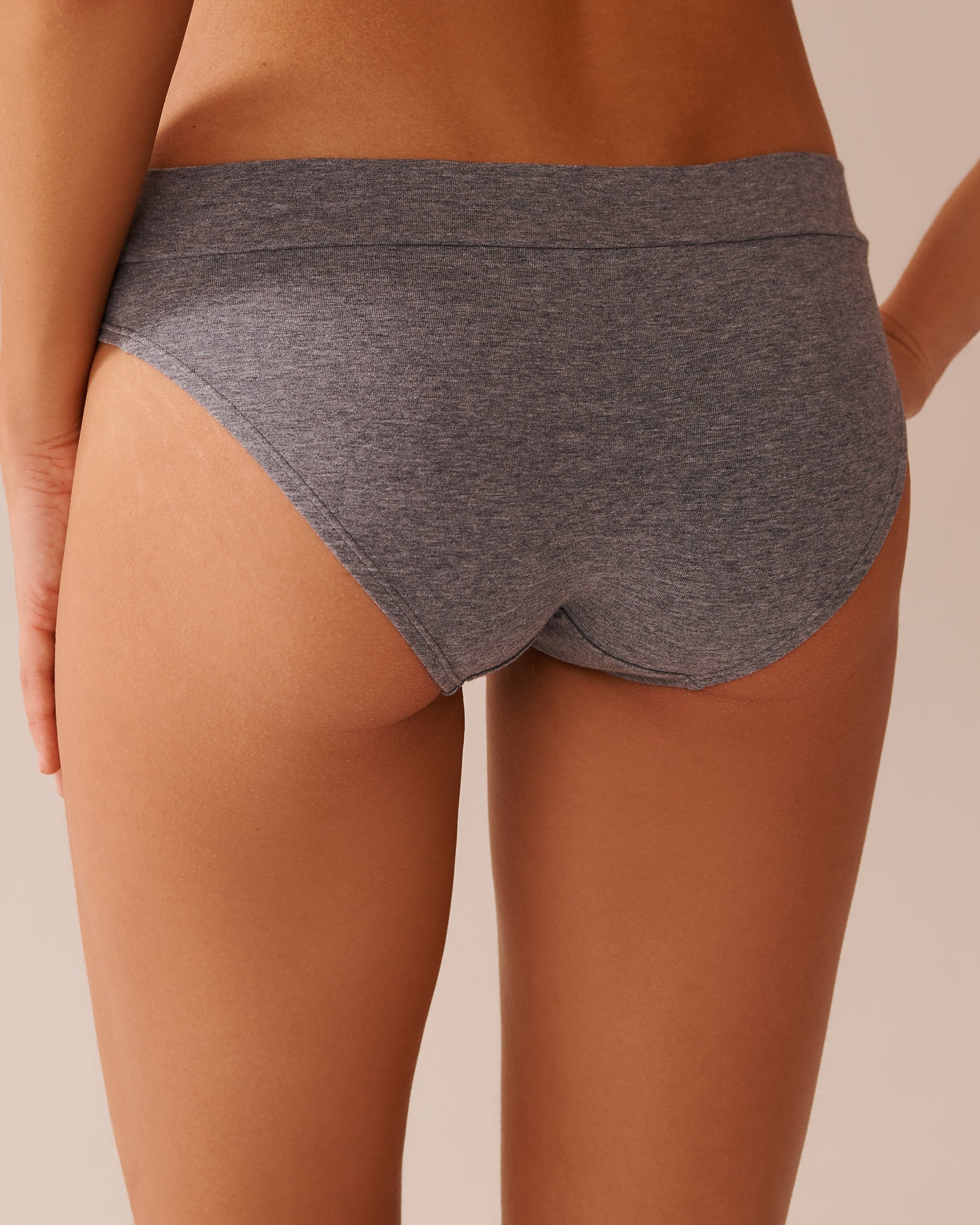 LA VIE EN ROSE Cotton Bikini Panty Grey 564-212-0-00 - View2