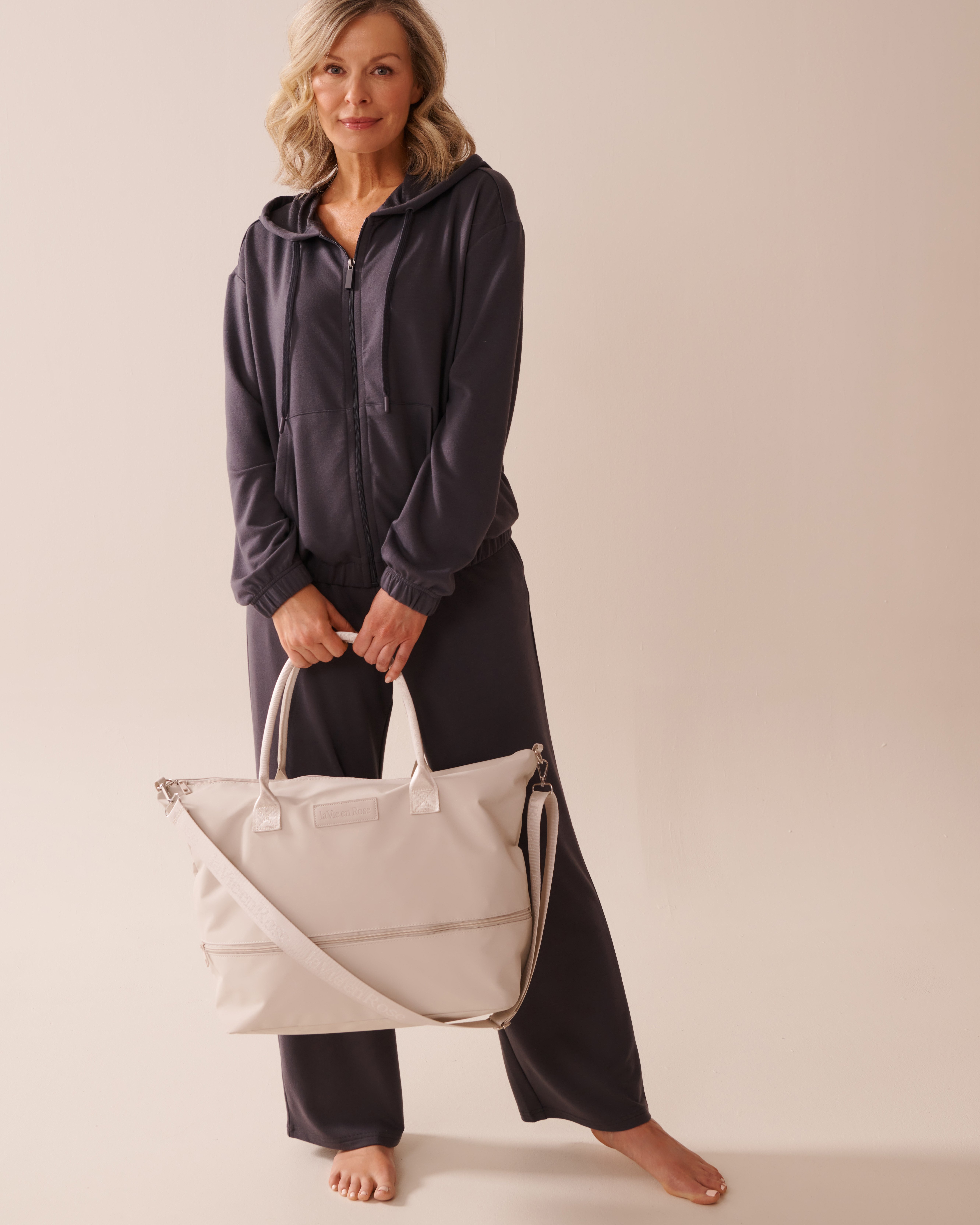 LA VIE EN ROSE Sac de voyage Beige clair 40700395 - Voir3