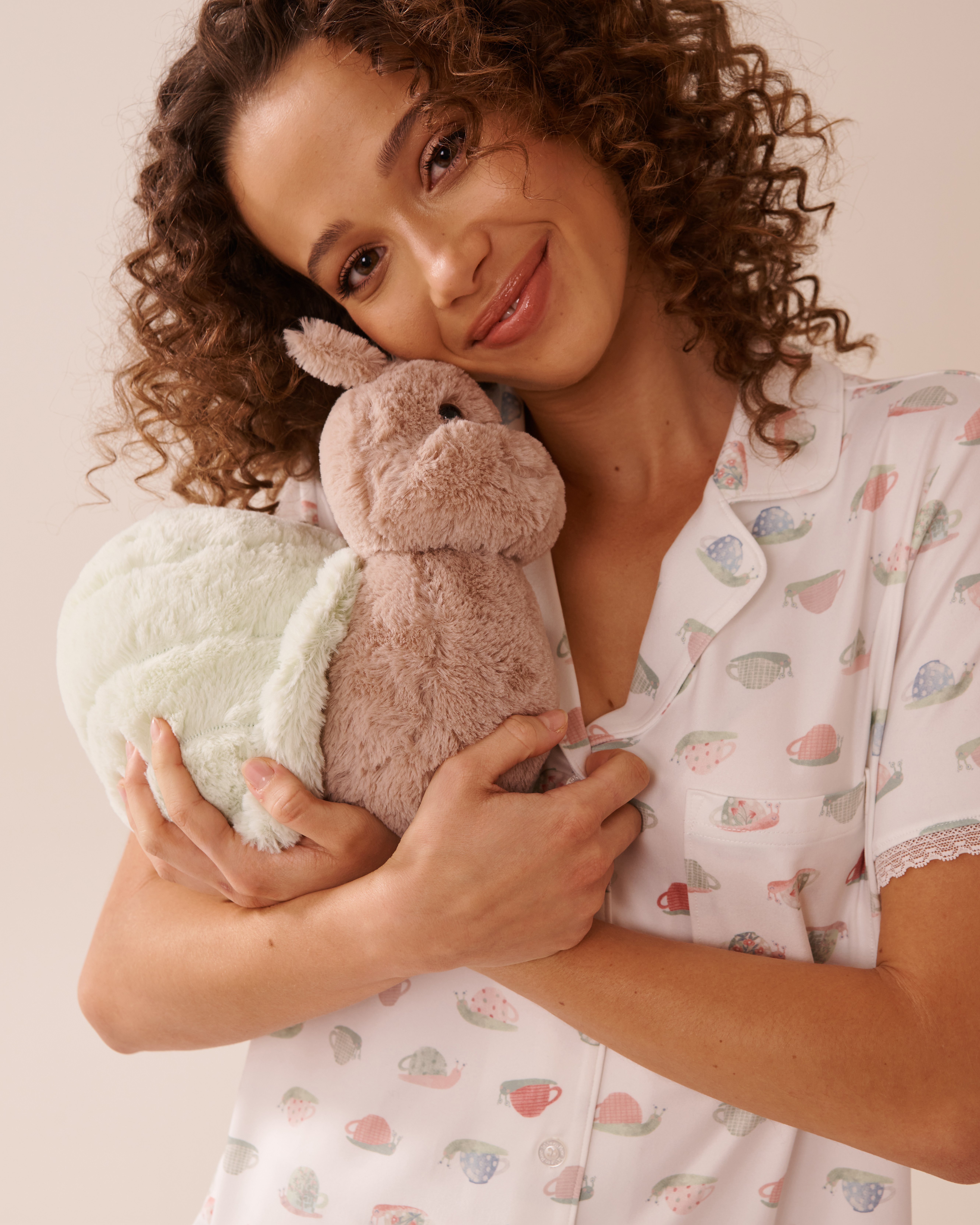 LA VIE EN ROSE Peluche escargot Beige 40700400 - View2