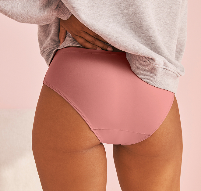 Culotte menstruelle rose