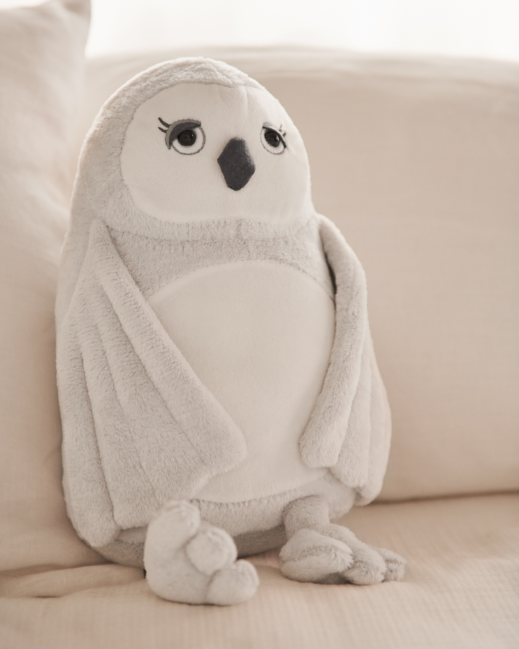 LA VIE EN ROSE Stuffed Owl Grey 40700286 - View1