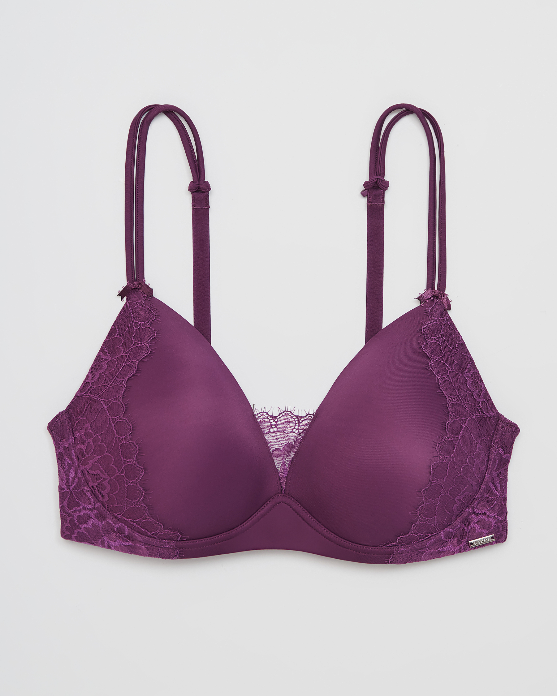 LA VIE EN ROSE Lightly Lined Wireless Mastectomy Bra Vibrant Violet 10200422 - View1