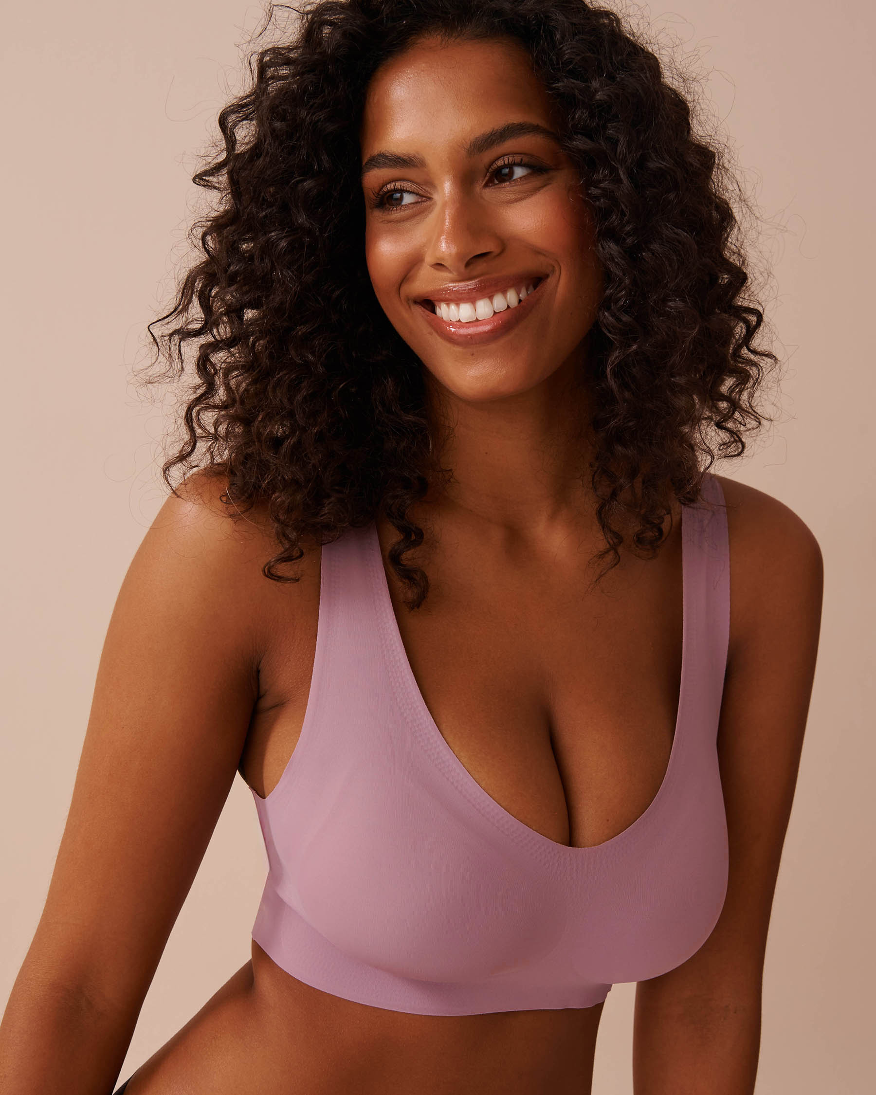 LA VIE EN ROSE Push-up Lounge Tank Bra Dusty Orchid 10300163 - View1