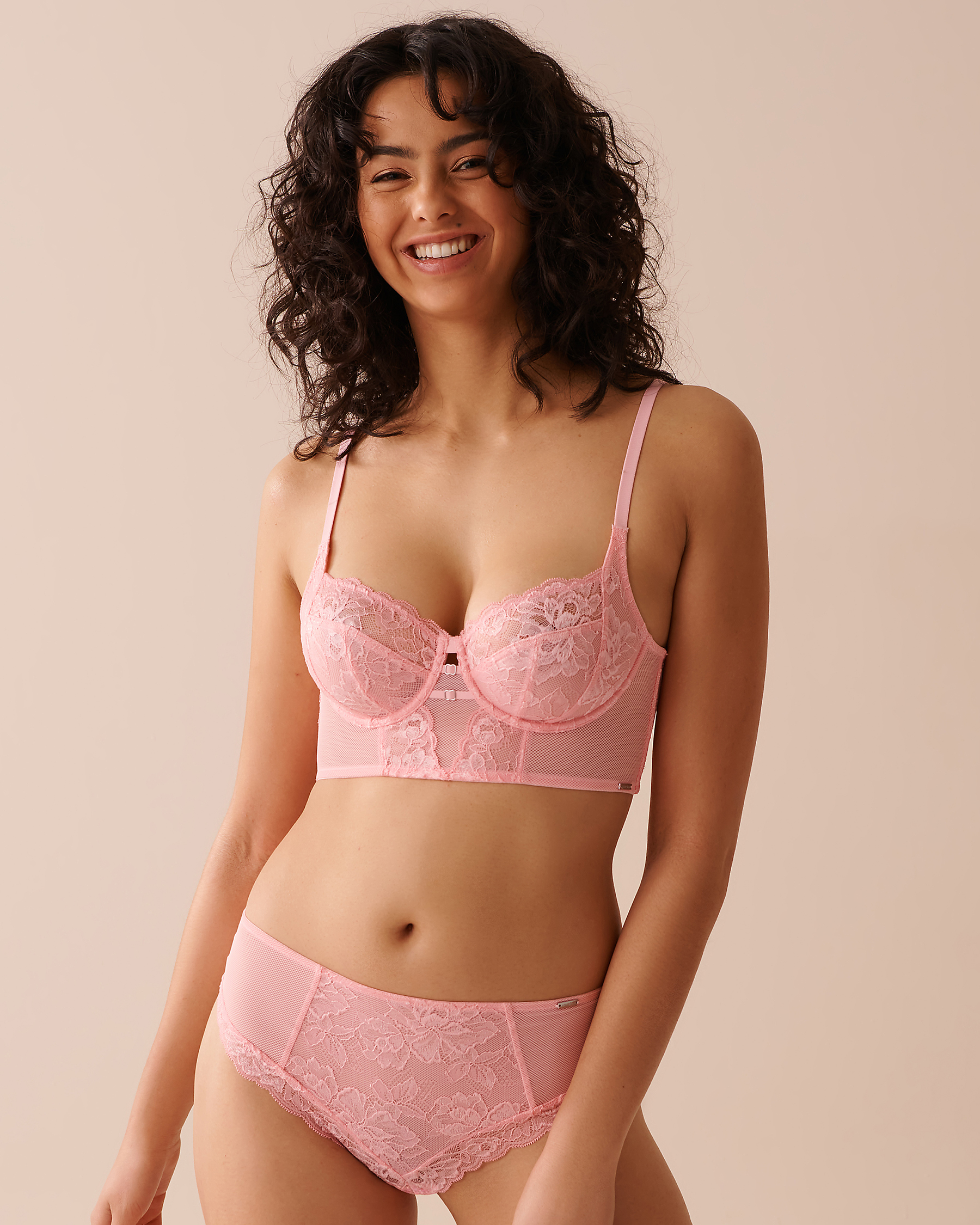 LA VIE EN ROSE Unlined Full Coverage Bra Candy Pink 10100142 - View1